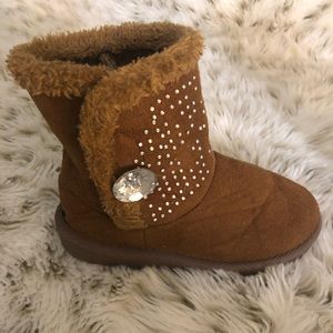 Girls Little Berry Boots